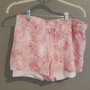 Pink Patterned Shorts